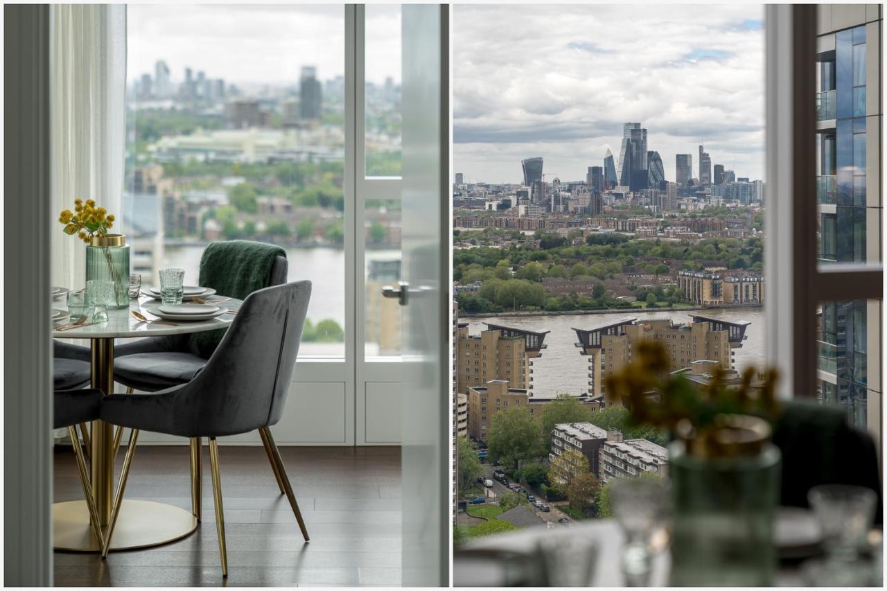 Luxurious Spacious 2Bed Suites Skyline River Views By Canary Wharf Londres Extérieur photo